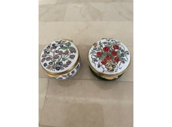 Lot Of 2 Crumbless Pill Boxes