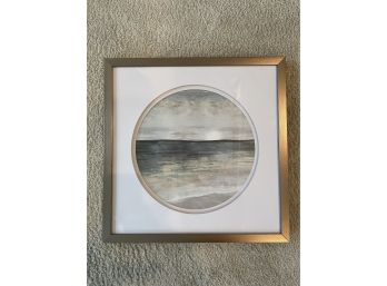 Framed Abstract Seascape