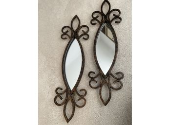 Pair Of Decorative Wall Mirrors