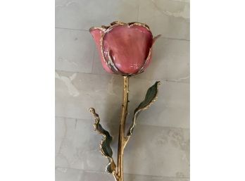 Decorative Enameled Rose