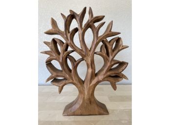 Decorative Carved Wooden Tree