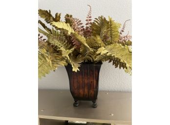 Artificial Ferns In Pot