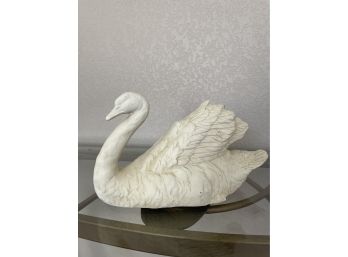 Cast Swan Figurine