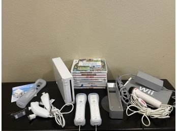 Wii With Accessories & Games