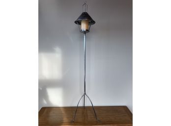 Steel Pillar Candle Lamp