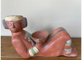 Vintage Aztec/mayan Terracotta Figure