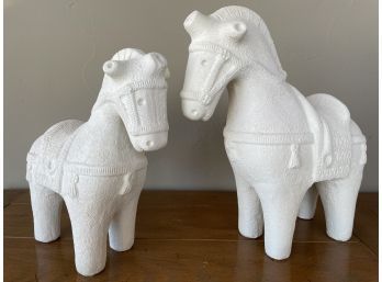 Pair Of Horse Figurines