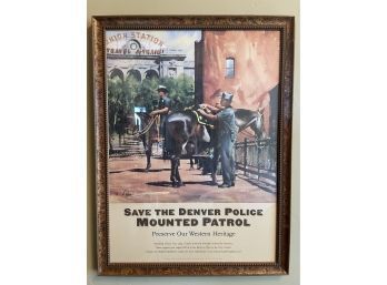Denver Mounted Police Poster