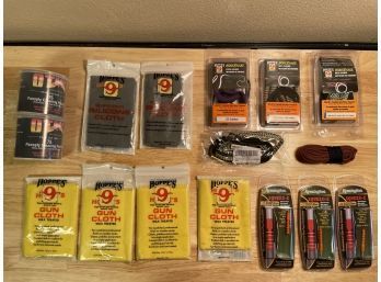 Lot Of Firearm Cleaning Supplies