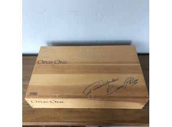 Opus One Wine Crate