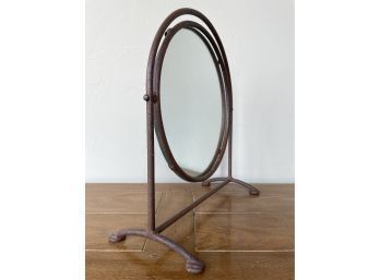 Mirror On Iron Easel