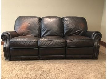 Barcalounger Leather Reclining Sofa