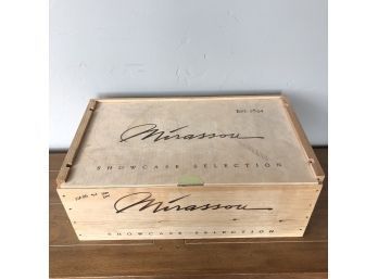 Mirassou Wooden Wine Crate