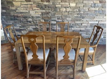 Vintage Drexel Heritage Dining Table & Chairs