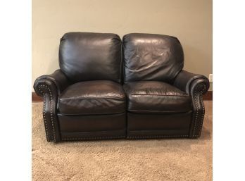 Barcalounger Leather Reclining Loveseat