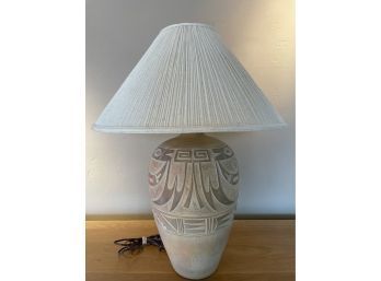 Vintage Southwestern Pottery Table Lamp