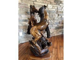 Monumental J. Chester Armstrong 'Mustang' Carving