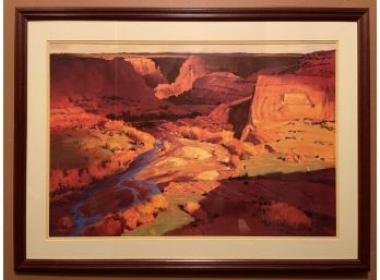 Framed Canyon Lands Print