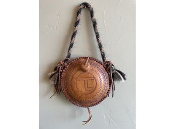 Custom Hand Tooled Leather  Water Canteen