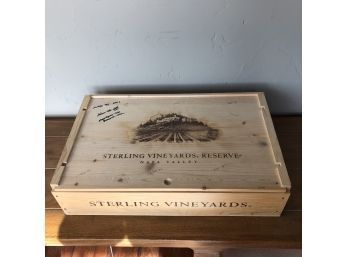 Sterling Vineyards Wine Crate