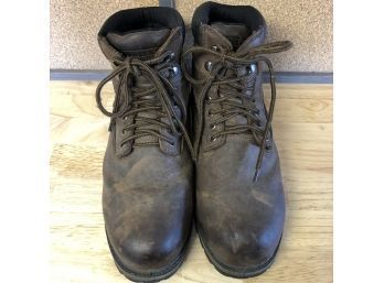 Steel Toe Leather Work Boots