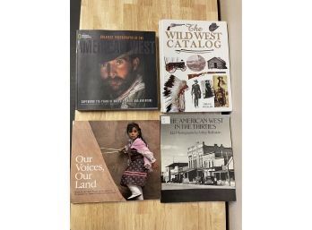 Lot Of 4 American West Themed Books
