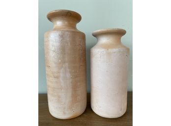 Pair Of Terracotta Jars
