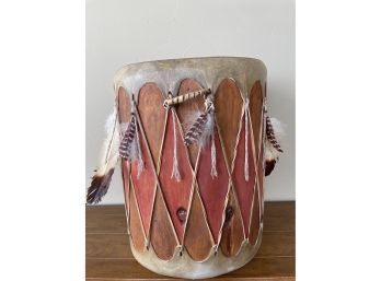 Handcrafted Sioux Thunderbird  Drum