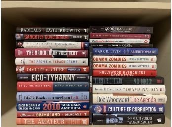 Large Lot Of Books On Politics