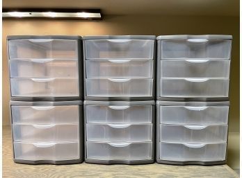 Lot Of Stacking Plastic Drawers