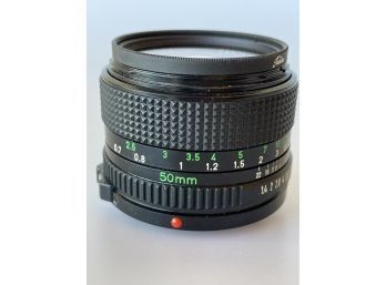 Canon FD 50 MM 1: 1.4 Lens