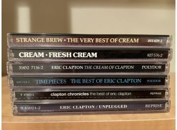Lot Of Eric Clapton & Cream CD's