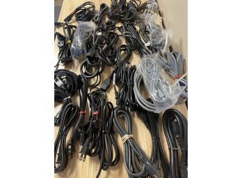 Lot Of Electronics Power Cords