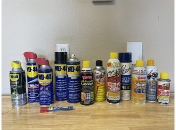 Lot Of General Purpose Spray Lubricants