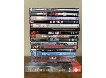 Lot Of WWII &  IsraelDVD's