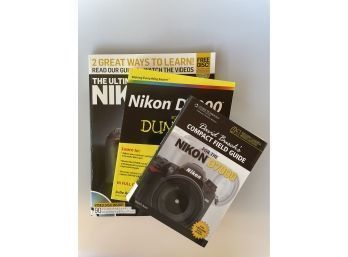 Lot Of 3 Nikon Camera Books
