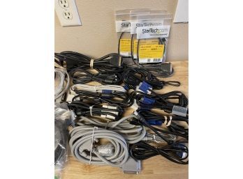 Lot Of Computer Cables
