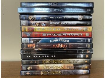 Lot Of Marvel, Franchise, And Super Hero DVD's
