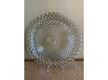 Vintage Waterford Glass Cake Plate