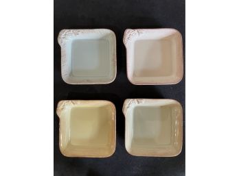 Set Of 4 Casa Stone Sauce Dishes/ashtrays