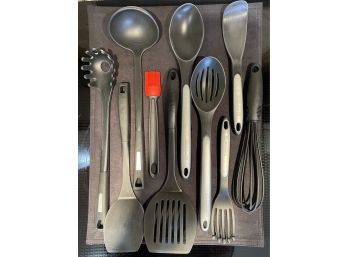 Lot Of  Calphalon & Other Cooking Utensils
