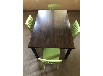 Children's Pottery Barn Table & Chairs