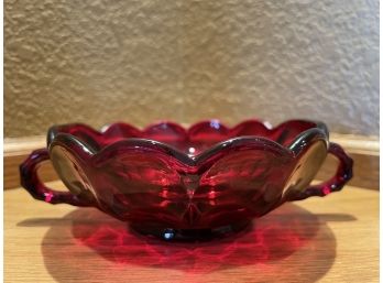 Vintage Anchor Hocking Nappy Bowl/candy Dish