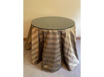 Skirted Round Table