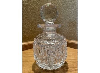 Antique Cut Crystal Perfume Bottle