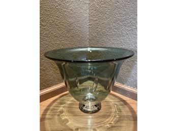 Vintage Mouth Blown Art  Glass Vase