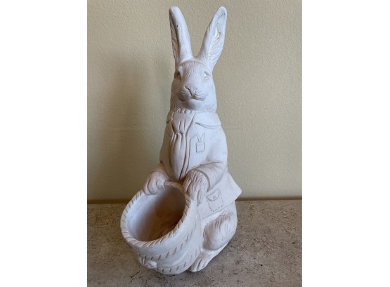 Decorative Rabbit Holding Basket