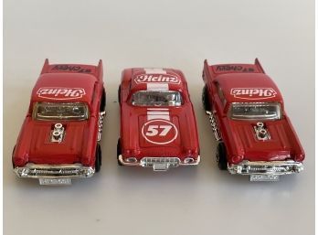 Lot Of 3 Die Cast Matchbox Chevys W/ Heinz Logos