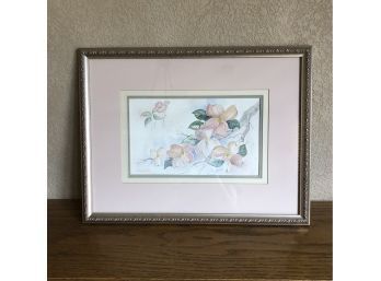 Framed Dogwood Watercolor