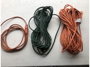 Lot Of Heavy Duty Grounded Extension Cords